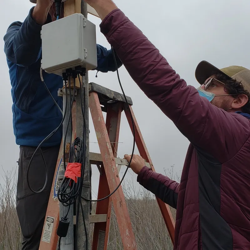 TekBox with Climvue on Santa Cruz Island